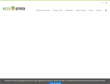 Tablet Screenshot of ecoaltea.org